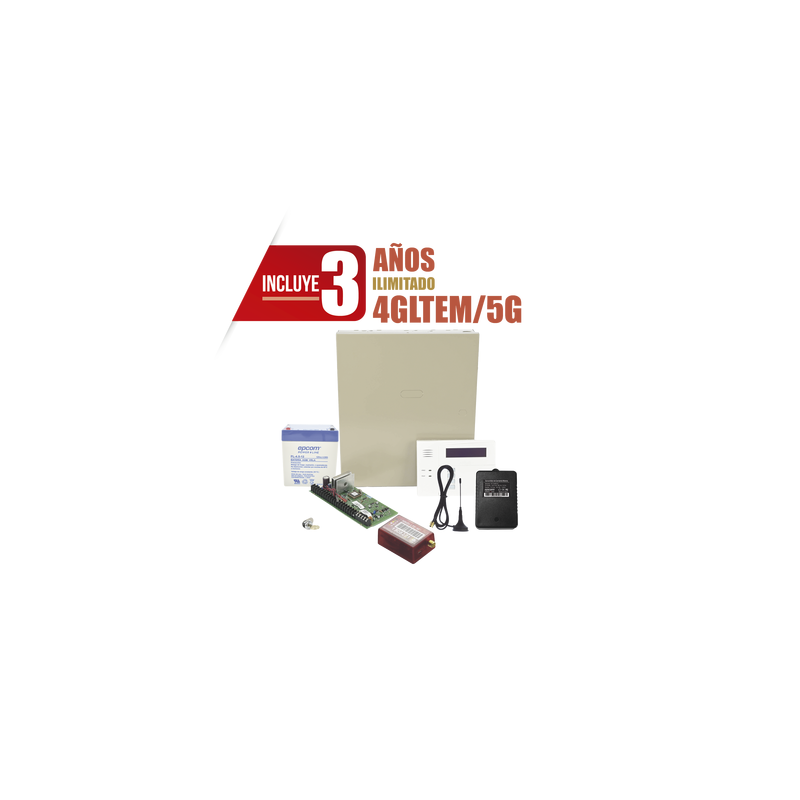 Kit Vista48LA Honeywell 4GLTEM/5G con comunicador MN01
