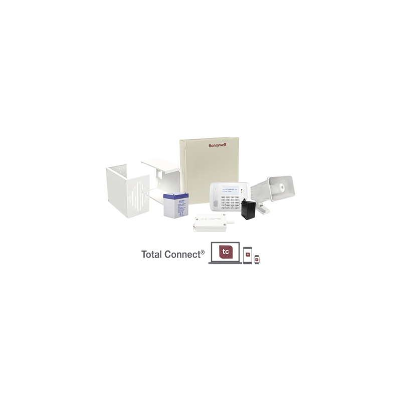 Kit Panel Alarma 48 Zonas Teclado Alfanumérico Honeywell