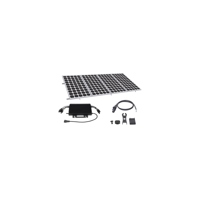 Kit Solar para Interconexión de 2.2KW de Potencia Pico 220Vcc con Microinversor y 4 Módulos de 550 W (Incluye Montaje )