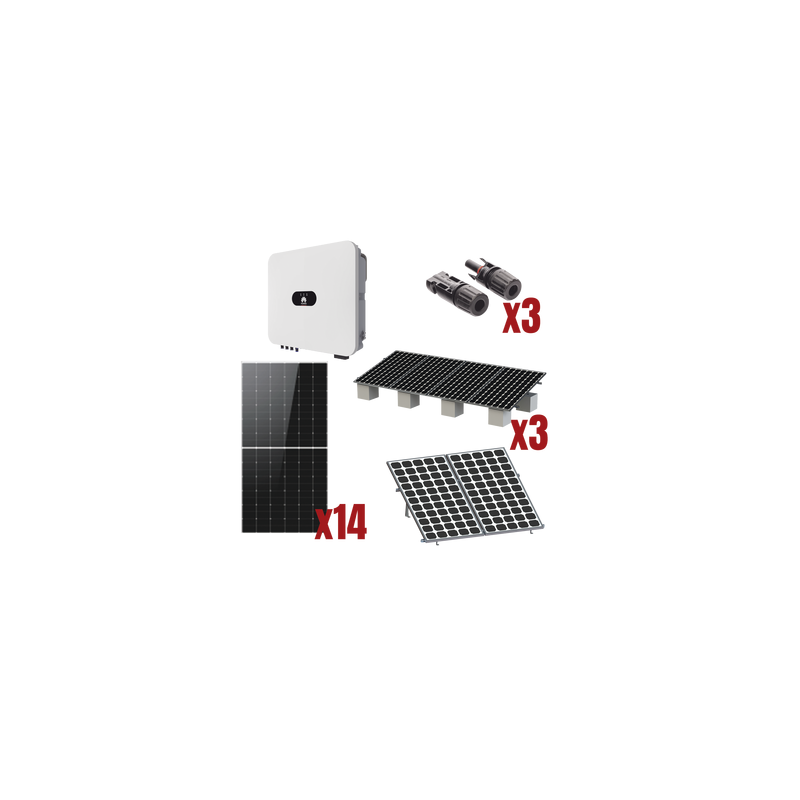 Kit Solar Interconexion  / 8kW  220Vca / Inversor HUAWEI/ Montaje Incluido  