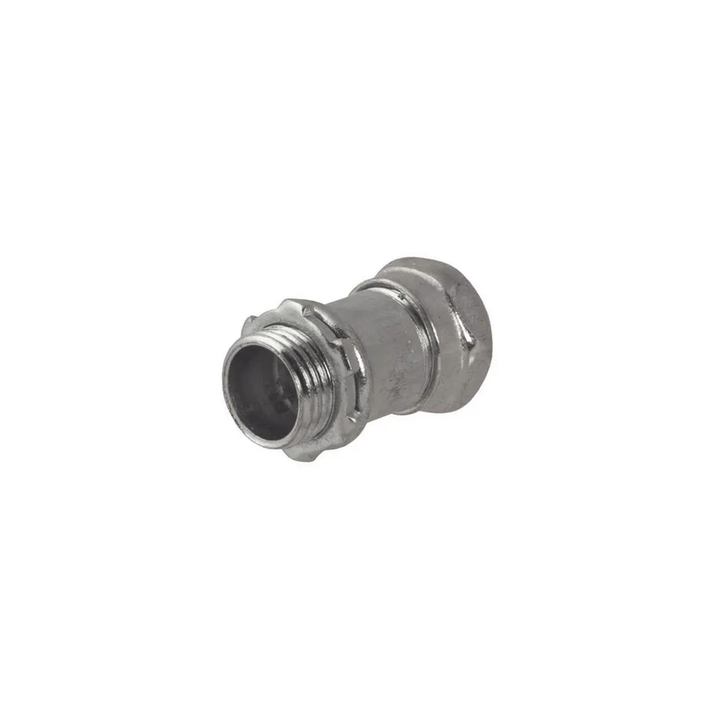 Conector Recto Compresión Acero Galvanizado 1 1/2 Hubbell | Precio México - Envío Inmediato | LM Soluciones
