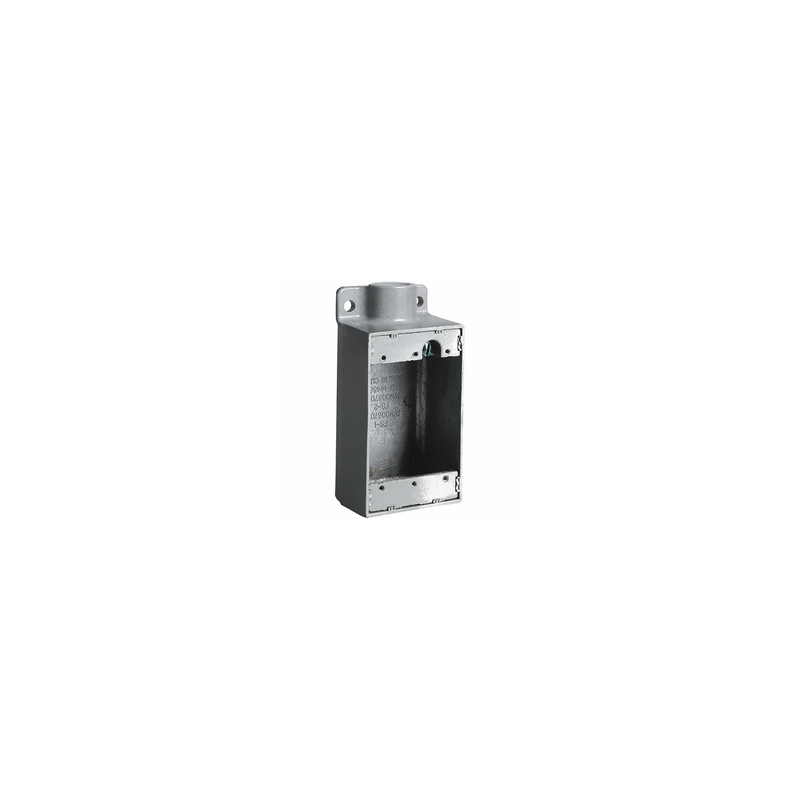Caja Rectangular Tipo FS de Aluminio libre de Cobre de  3/4".