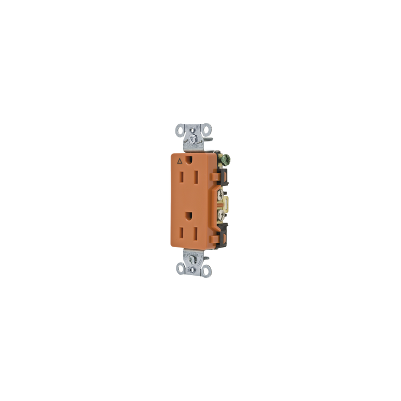 Contacto Dúplex Naranja Grado Comercial 15A 125V Nema 5-15R | Precio México - Envío Inmediato | LM Soluciones
