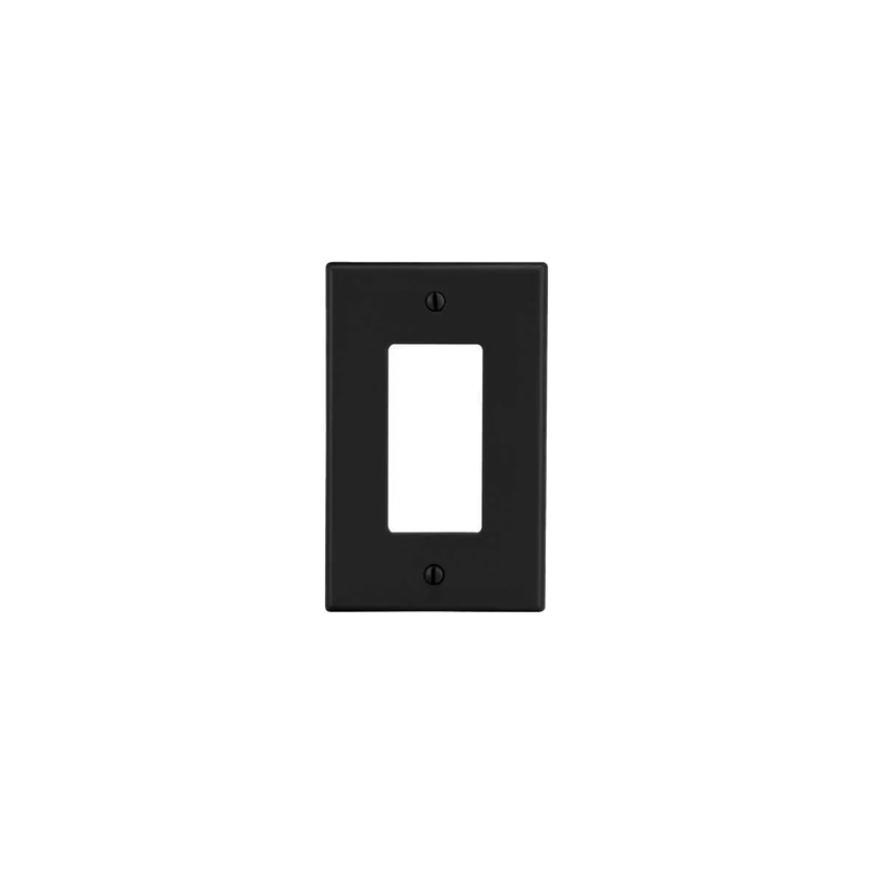 Tapa para Contacto Dúplex Hubbell Negro | Precio México - Envío Inmediato | LM Soluciones