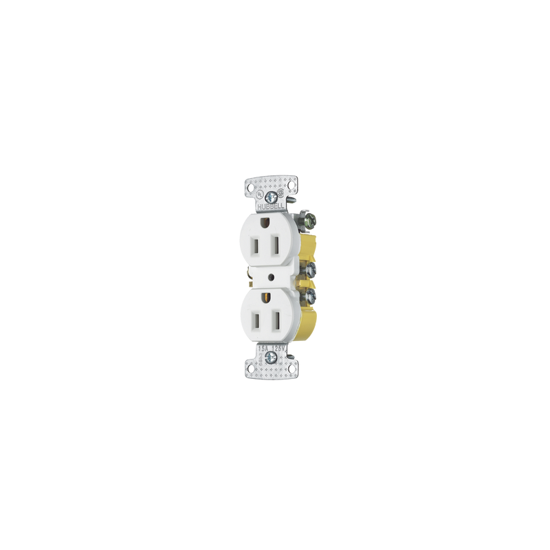 Contacto Duplex Hubbell 15A 125V Nema 5-15R Blanco | Precio México - Envío Inmediato | LM Soluciones