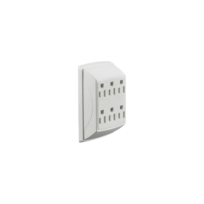Multicontacto Hubbell 6 Salidas 15A 125V Color Blanco | Precio México - Envío Inmediato | LM Soluciones