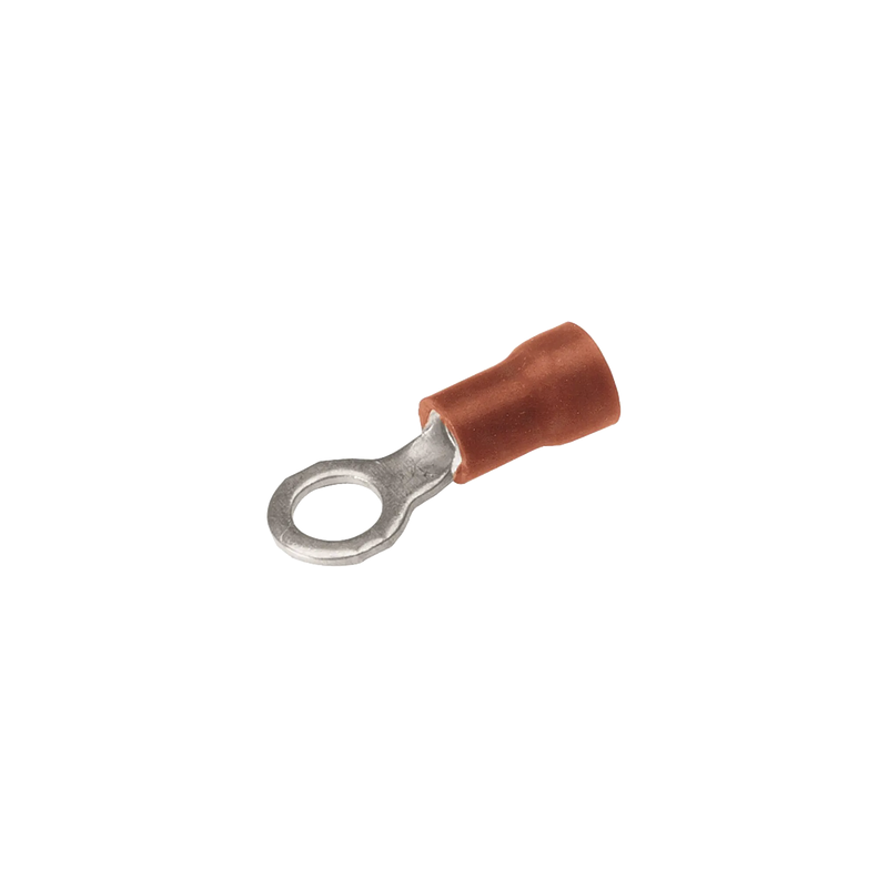 Zapata Terminal de Ojillo 1/8 in 22-16 AWG con Aislamiento V | Precio México - Envío Inmediato | LM Soluciones