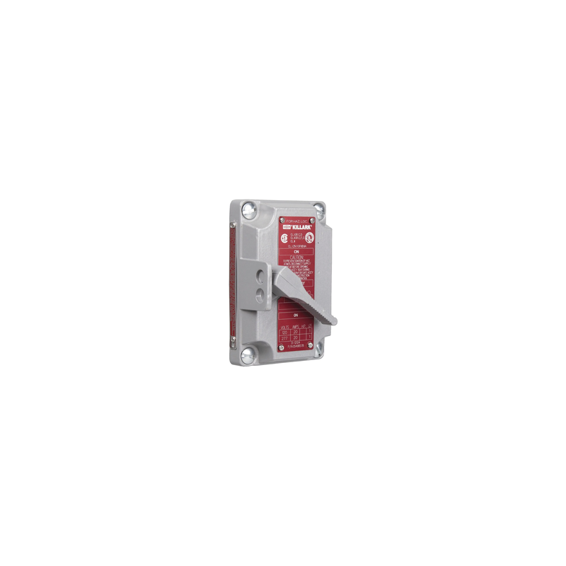 Tapa P/Interruptor Serie XS D/ 2 Polos 20 A 120/277 V CA.