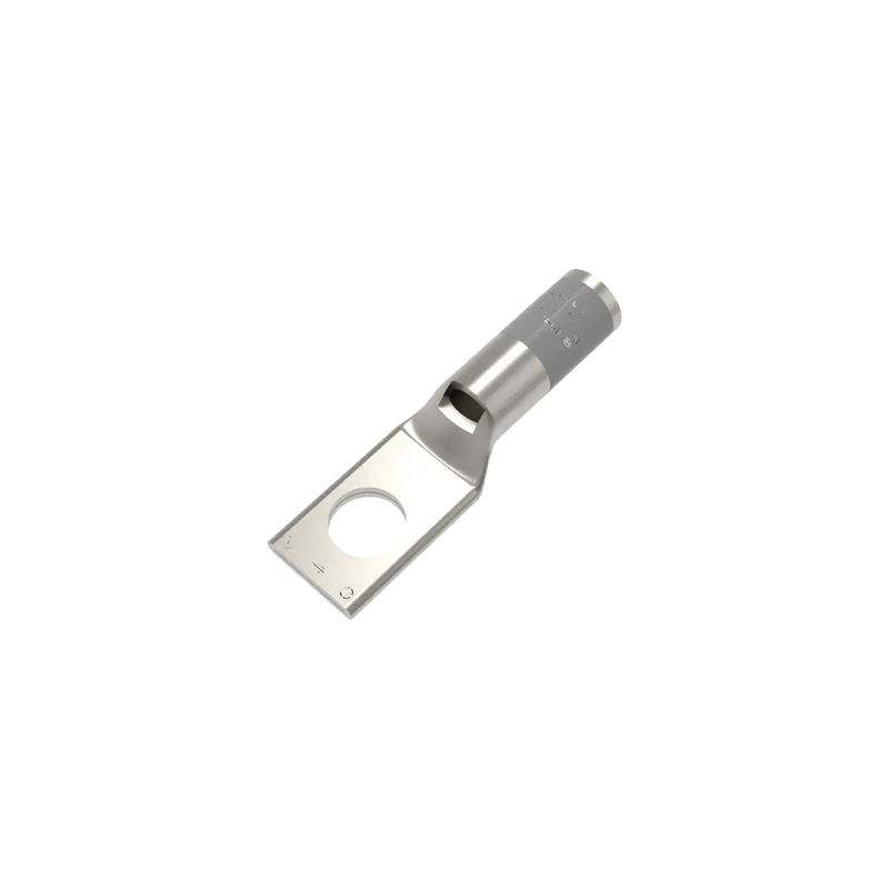 Zapata Terminal Compresión BURNDY Cañón Corto 4 AWG 3/8