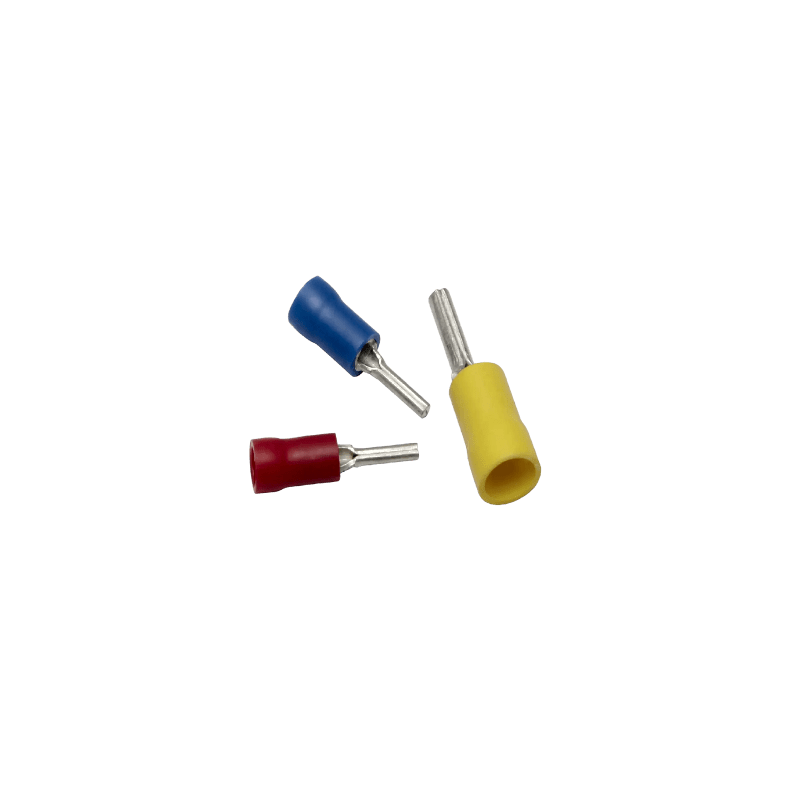 Terminal aislada tipo pin para calibre 12 - 10 AWG.