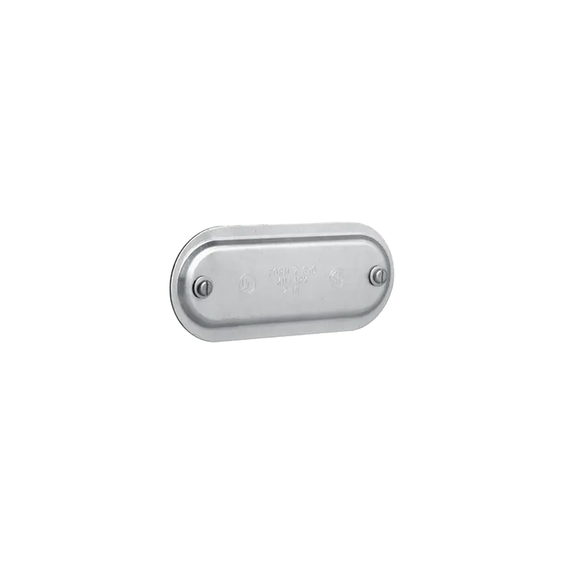 Tapa de Aluminio para Condulet Ovalada de 1