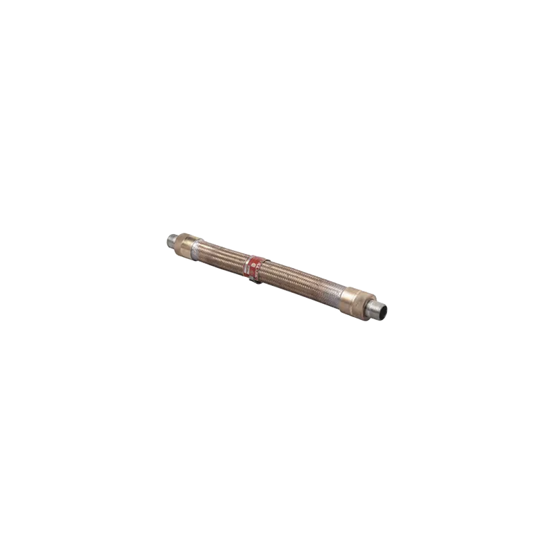 Cople Flexible Trenzado Bronce 1/2