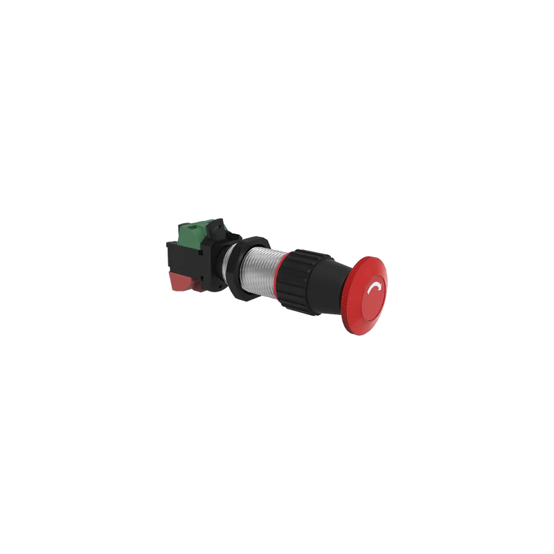 Cabeza de Hongo Rojo con Actuador de Pestillo / Liberación por Torsión / Longitud 40 mm (1.57 Pulgadas) / 3/4 NPSM