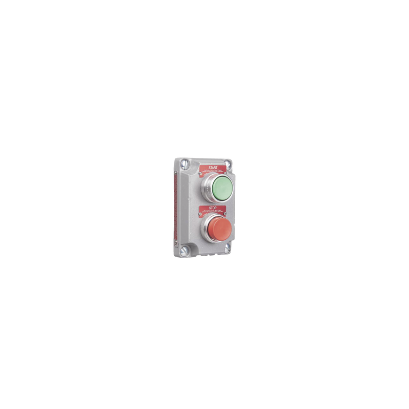 Cubierta para Estación de Control con 2 Botones Pulsadores H