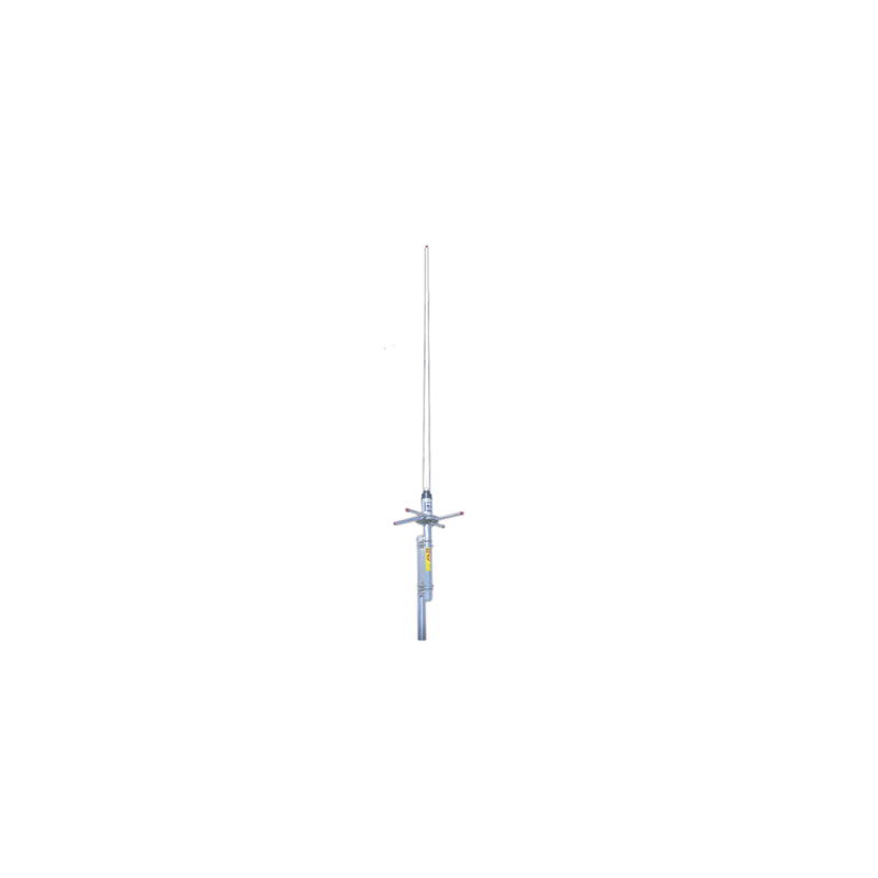 Antena Base Fibra de Vidrio Hustler UHF 440-450 MHz 6 dB | Precio México - Envío Inmediato | LM Soluciones