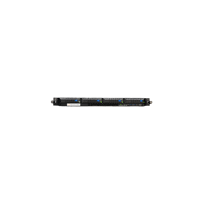 NVR Wisenet WAVE basada en Ubuntu Linux / Montable en Rack 1U / Incluye 1 licencia WAVE-PRO-04 / 470 Mbps throughput / Incluye 80 TB para almacenamiento