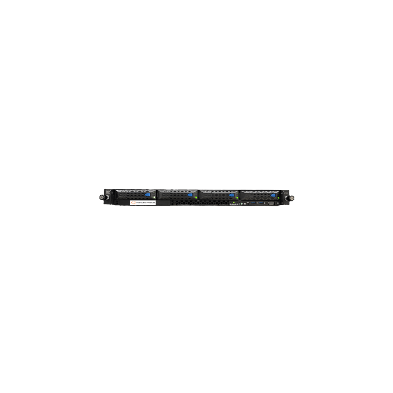 NVR Wisenet WAVE basada en Windows / Montable en Rack 1U / Incluye 1 licencia WAVE-PRO-04 / 470 Mbps throughput / Incluye 80 TB para almacenamiento