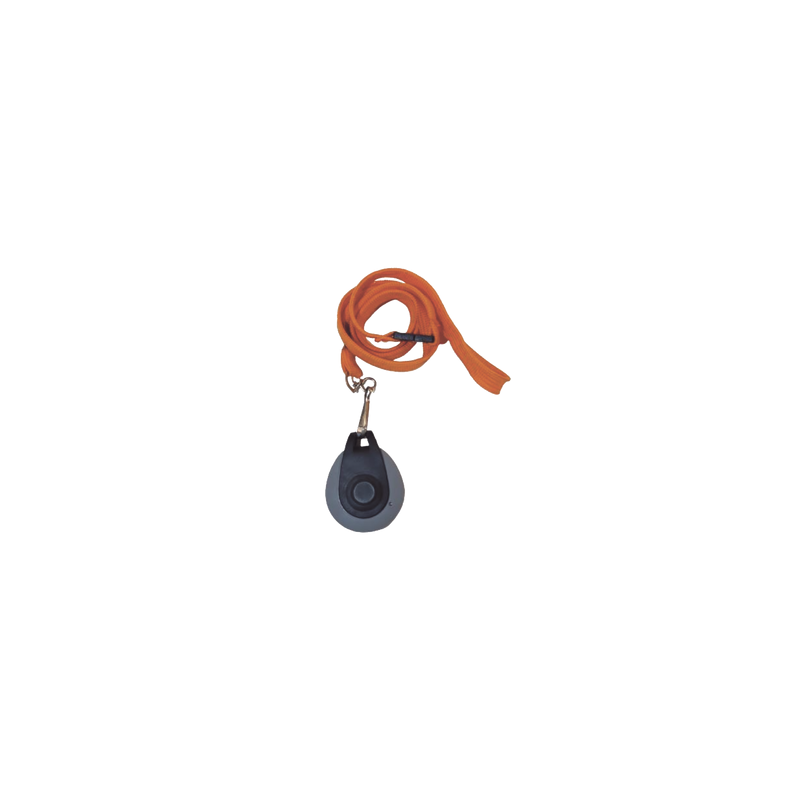 Tag colgante con botón de alarma Ibernex para control de err