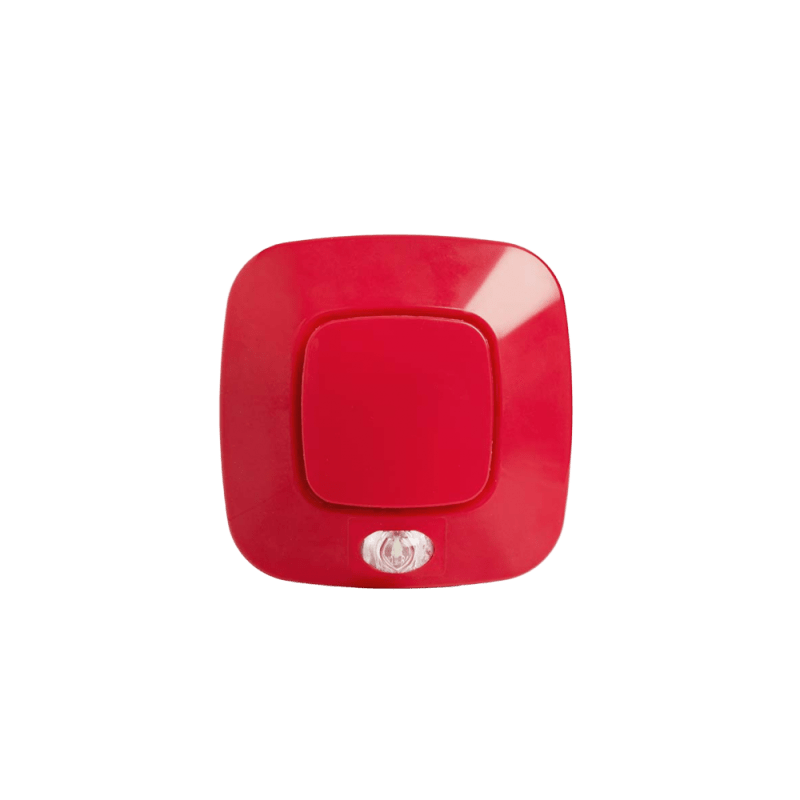 Sirena y Luz direccional | 24V DC | IP65 | Consumo 500µA | 14 Tonos Programables | Aislador de Cortocircuito