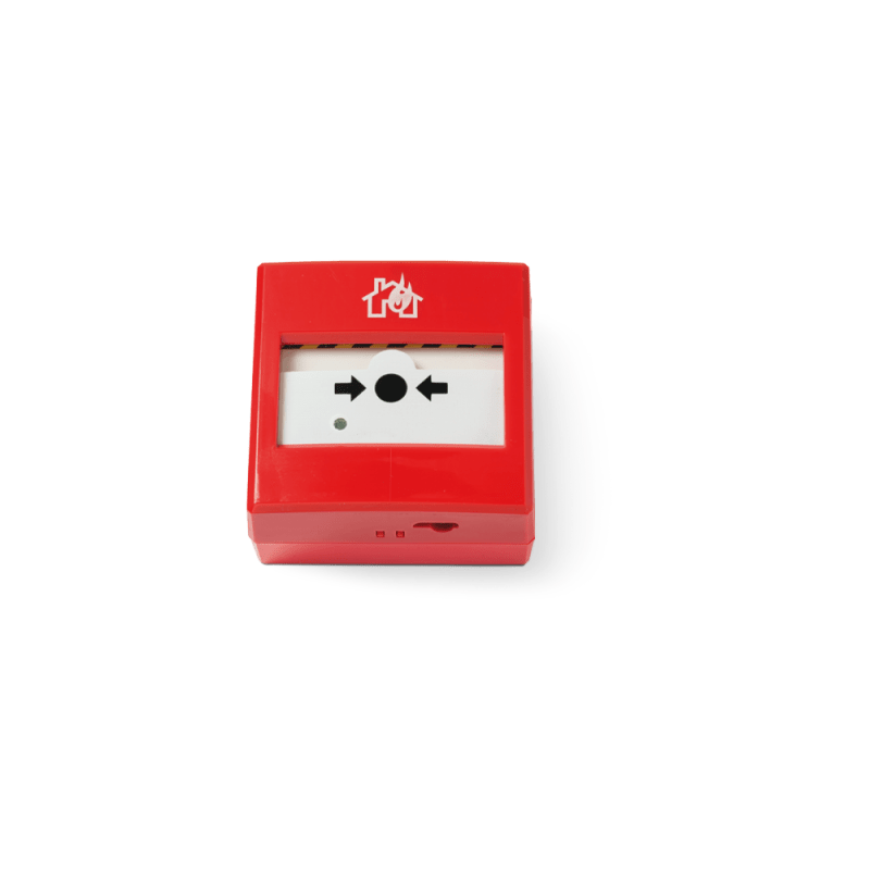 Pulsador Antiincendio Restablecible / Direccionamiento Automático EN 54-11 / EN 54-17 / Autodireccionamiento Serie / Aislador Cortocircuito / LED Multicolor / 240 Direcciones