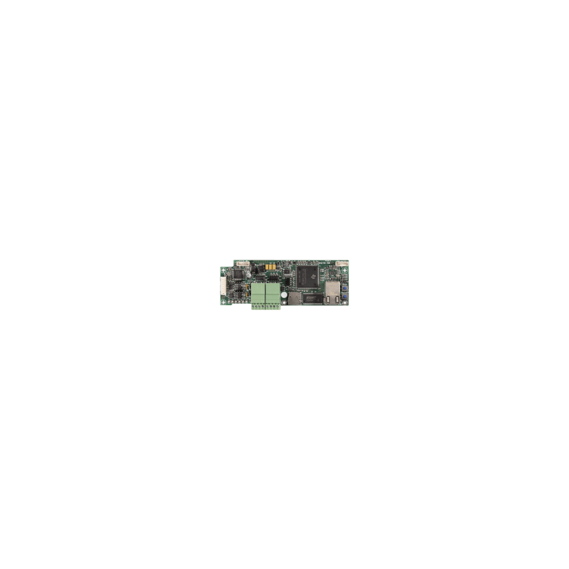 Módulo Gestión Comunicaciones Seriales | Funciones TCP-IP Avanzadas | 2x RS232 + 2x RS485 + Ethernet | Protocolos ESPA444-PASO-WEB-WAY-ONE-SMART-485-IN | Email + Web + Video IP ONVIF + BACnet
