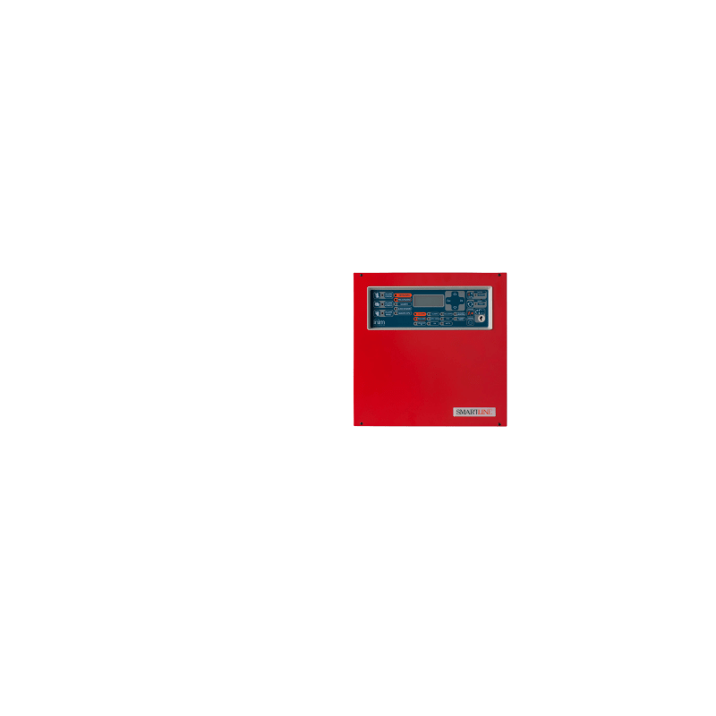 Central de Detección de Incendio Convencional SmartLine 020-4 | 4 Zonas Ampliables a 20 | Hasta 32 Dispositivos por Zona | 4 Repetidores Remotos | EN 54-2/4/21