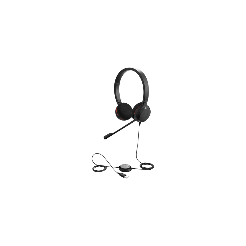 Jabra Evolve 20 DUO USB - Auricular con Cancelación de Ruido | Precio México - Envío Inmediato | LM Soluciones