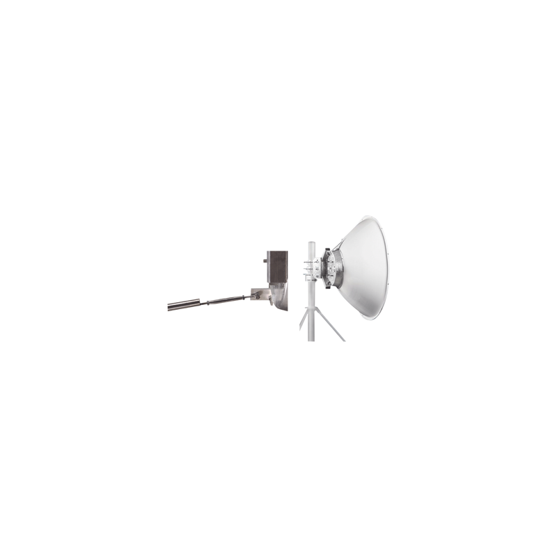 Antena parabólica 4 ft para radio B11, ganancia de  41 dBi, conector guía de onda, 10.1-11.7 GHz, 1.2 m, incluye montaje JRZ1200-ADJUSTABLE