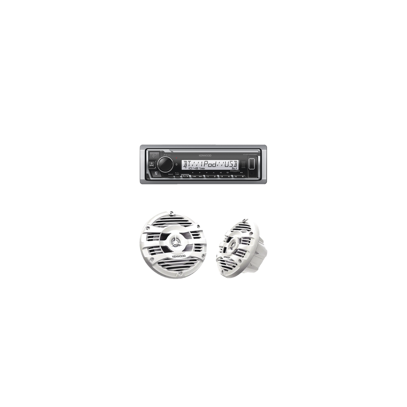 Kit Audio Marino JVC Kenwood KMR-M332BT | Calidad | Precio México - Envío Inmediato | LM Soluciones