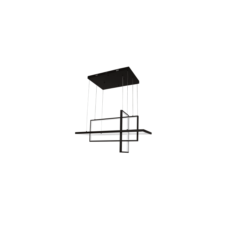 Lámpara de Techo LED / 100W / Luz Blanca 6500K, Neutra 4000K, Cálida 2700K / IP20 / Ángulo de Luz 120° / Aluminio y PC / Vida Útil 50,000h / Longitud de Cable Ajustable