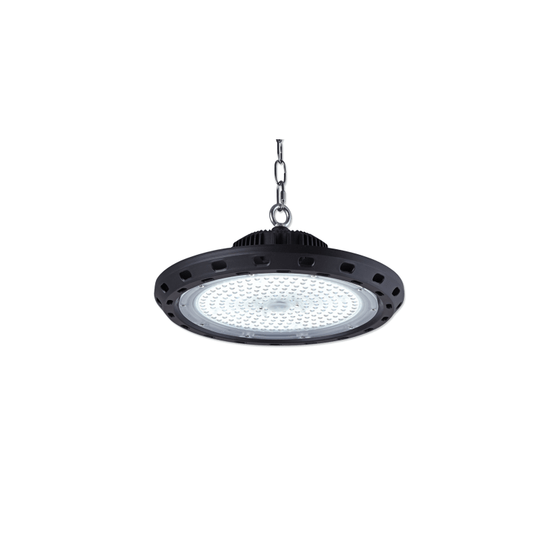 Campana Led Industrial UFO / 100 W / Suspendido / 85 - 265 V CA / Luz Fría 6500 K.