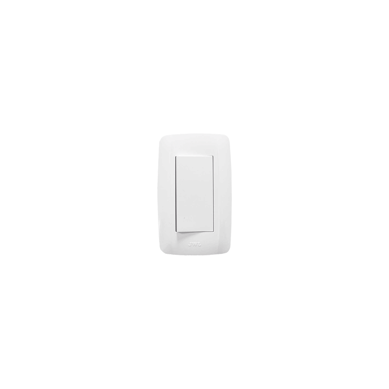 Apagador Sencillo 127V 10A Blanco JWJ | Precio México - Envío Inmediato | LM Soluciones