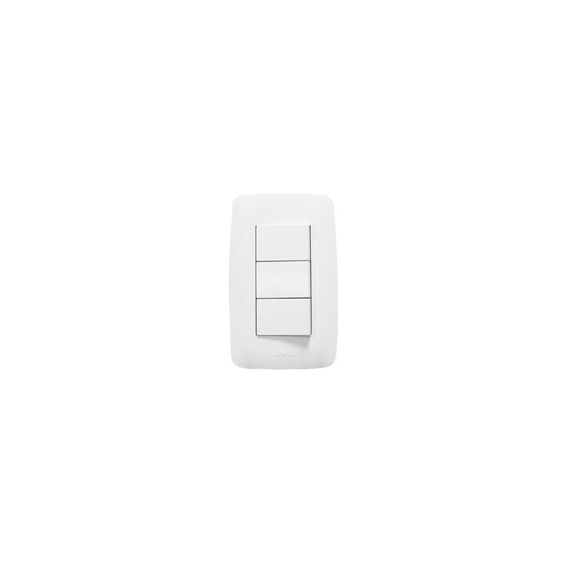 Apagador Escalera Triple 127V 10A Blanco | Instalación Eléct | Precio México - Envío Inmediato | LM Soluciones