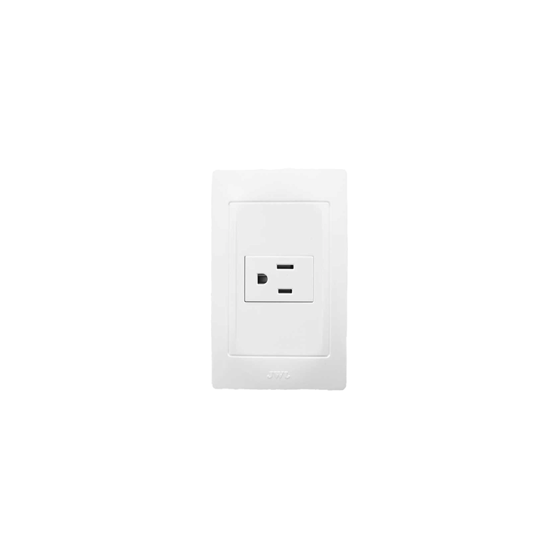 Contacto Sencillo 127V 15A Blanco JWJ | LM Soluciones