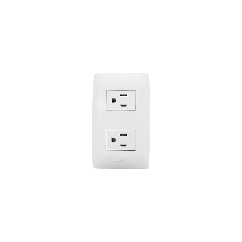 Contacto Dúplex 127V 15A Blanco JWJ | LM Soluciones