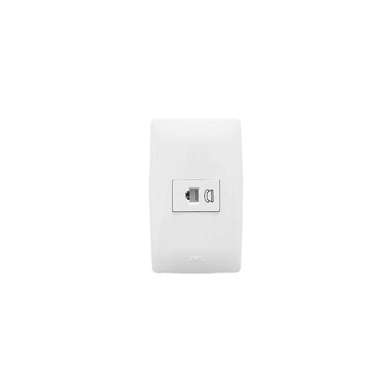 Toma Telefónica Blanco JWJ