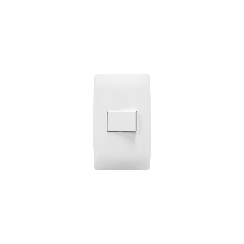 Apagador Sencillo 127V 10A Blanco JWJ | Precio México - Envío Inmediato | LM Soluciones