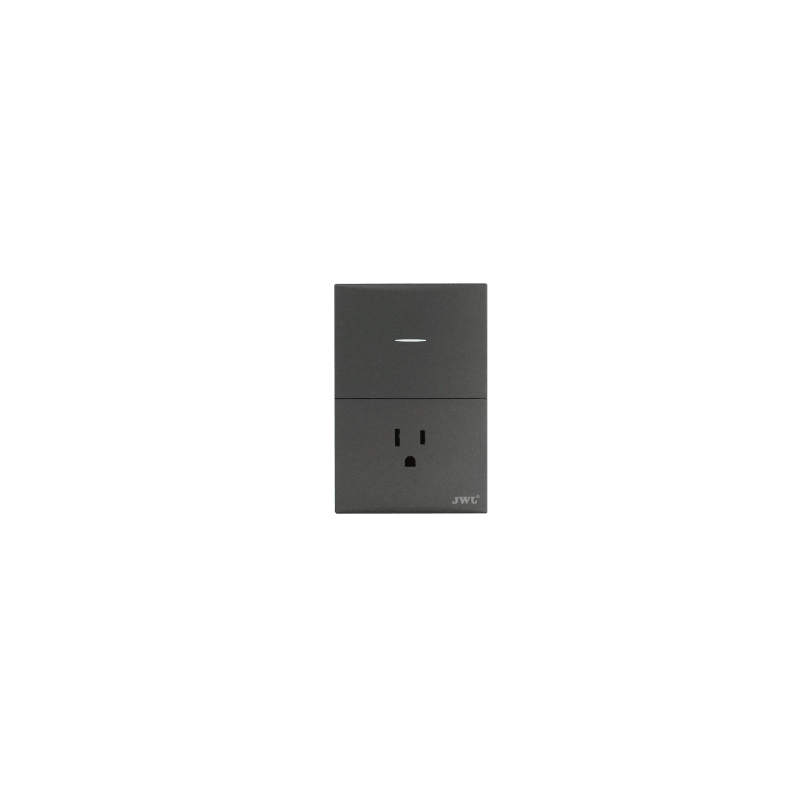 Placa Interruptor Sencillo y Toma Corriente | LM Soluciones