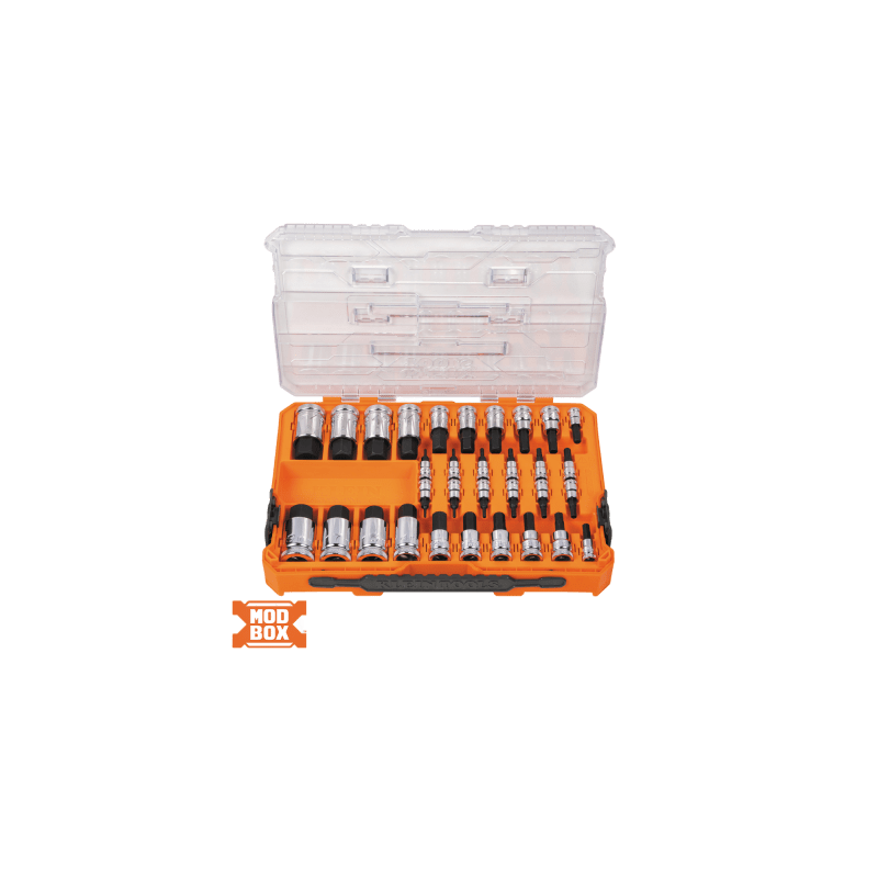 Juego de Dados Moleteados SAE-Métrico-Hex-Torx 13 Piezas KLE | Precio México - Envío Inmediato | LM Soluciones