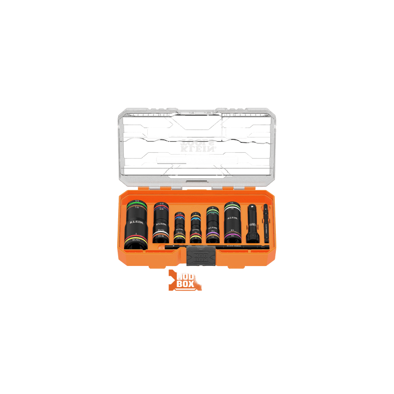Juego Dados Impacto Klein Tools 4 Tamaños Profundidad Extend