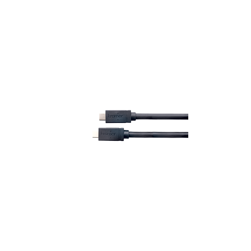 Cable USB 3.2 GEN-2 Full Featured | USB-C (M) a USB-C (M) | Active | 10 Gbps | 100W PD | 4K@60 | Ethernet 1 Gbps | K-Lock