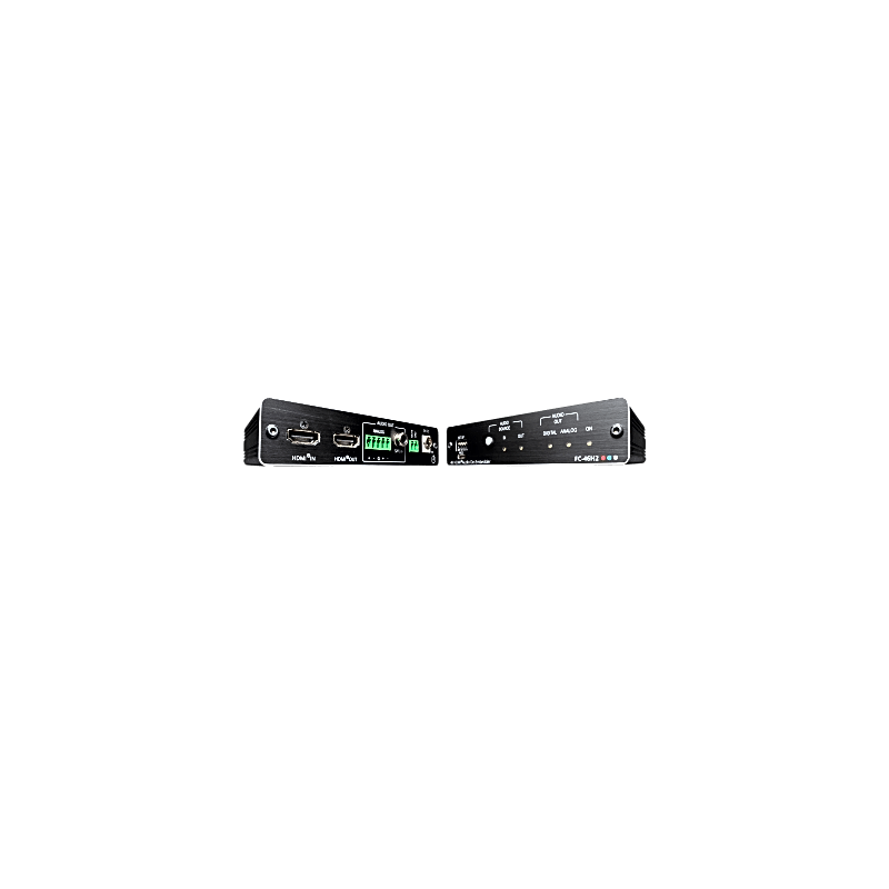 Desembebedor de Audio HDMI / 4K 60 Hz UHD (4:4:4) / 18 Gbps / HDR / HDCP 2.2 / Salidas S/PDIF y Balanceado / ARC / EDID Inteligente
