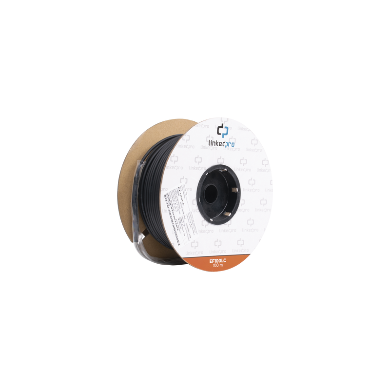Carrete Fibra Óptica Monomodo LC-LC Duplex 100m LINKEDPRO | Precio México - Envío Inmediato | LM Soluciones