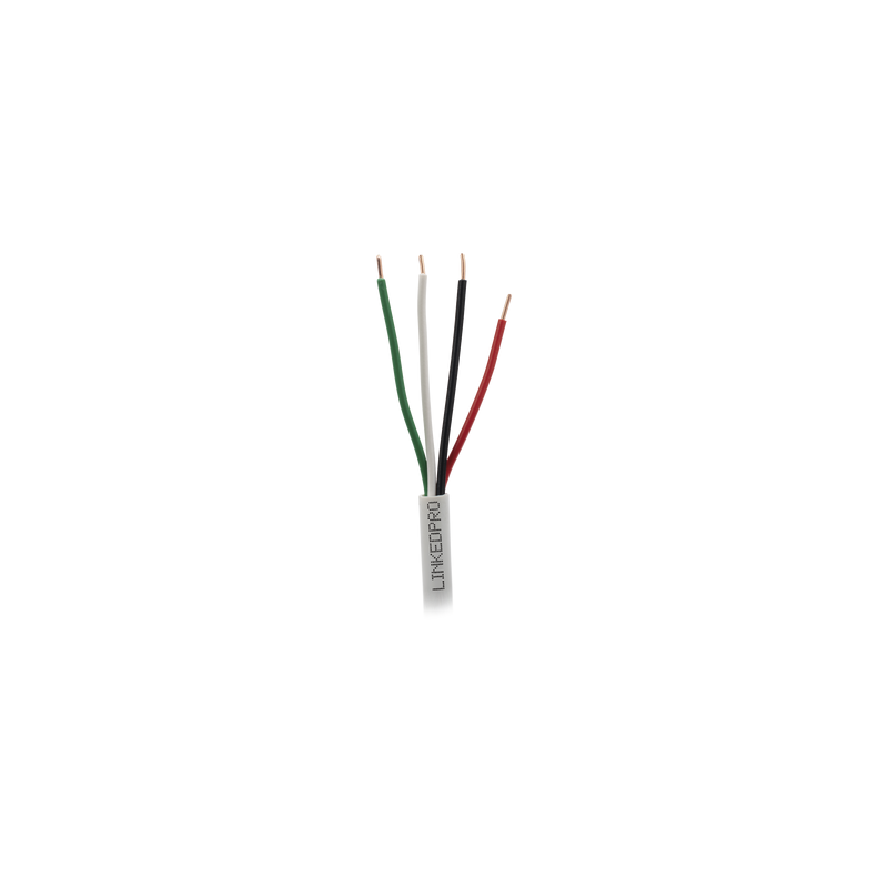Cable 4x18 AWG Blanco 305m para Alarmas y Seguridad | Precio México - Envío Inmediato | LM Soluciones
