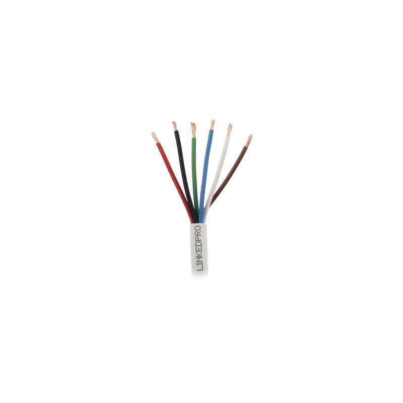 Bobina Cable 6x18 AWG 305m Blanco CMR LinkedPro | Precio México - Envío Inmediato | LM Soluciones