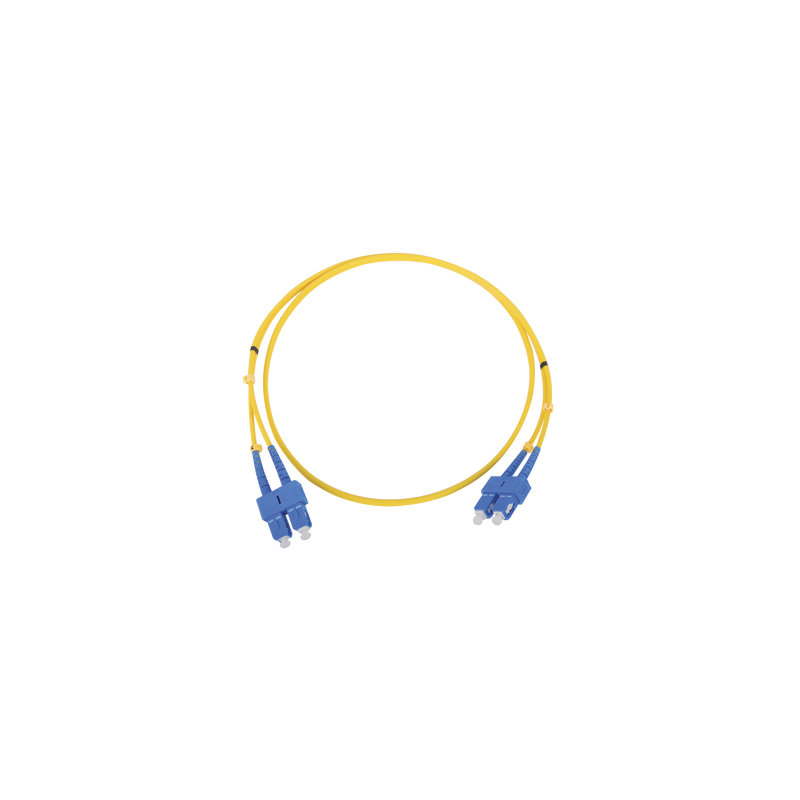 Jumper de Fibra Óptica Monomodo SC/SC Duplex de 5 Metros (16 | Precio México - Envío Inmediato | LM Soluciones