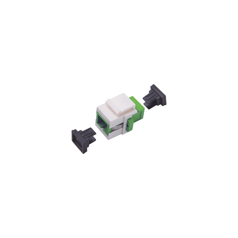 Acoplador Keystone Fibra Óptica Monomodo SC/APC Simplex | LI | Precio México - Envío Inmediato | LM Soluciones