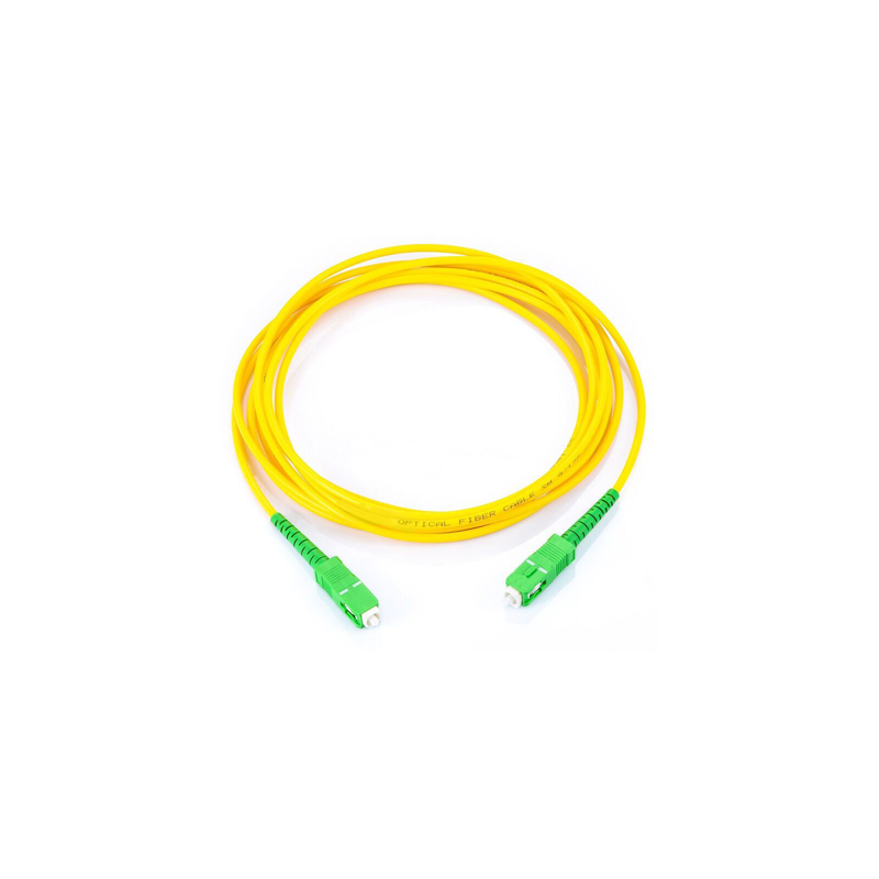 Jumper Fibra Óptica Monomodo SC/APC-SC/APC Simplex 1m