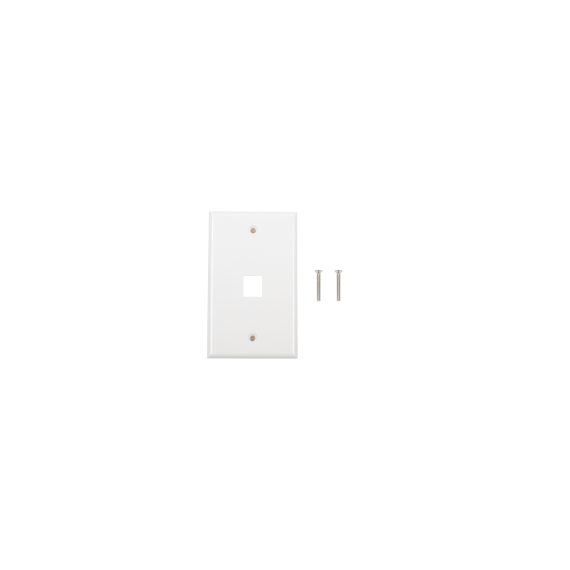 Placa de Pared Keystone 1 Puerto LINKEDPRO Blanco | Precio México - Envío Inmediato | LM Soluciones