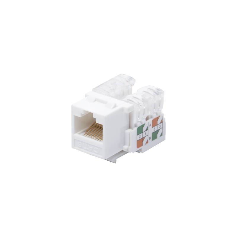 Jack Keystone Cat6 LinkedPro Blanco 110 | LM Soluciones